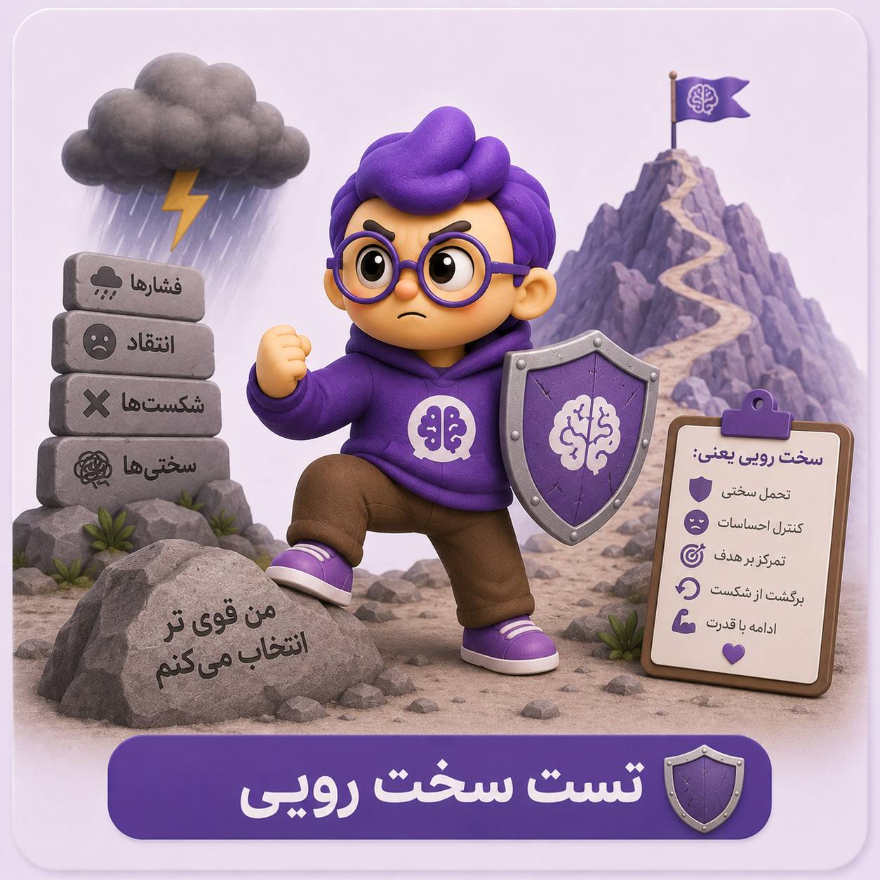 تست سخترویی کوباسا (Hardiness Scale)